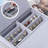 Jewellery Storage Book Box Exquisite Jewellery Box Large Capacity Partition Jewellery Sorting