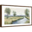 «Tranquil Stream in Lush Meadow» par Adelbert Wood, reproduction d'art encadrée-1418626440-1418626447