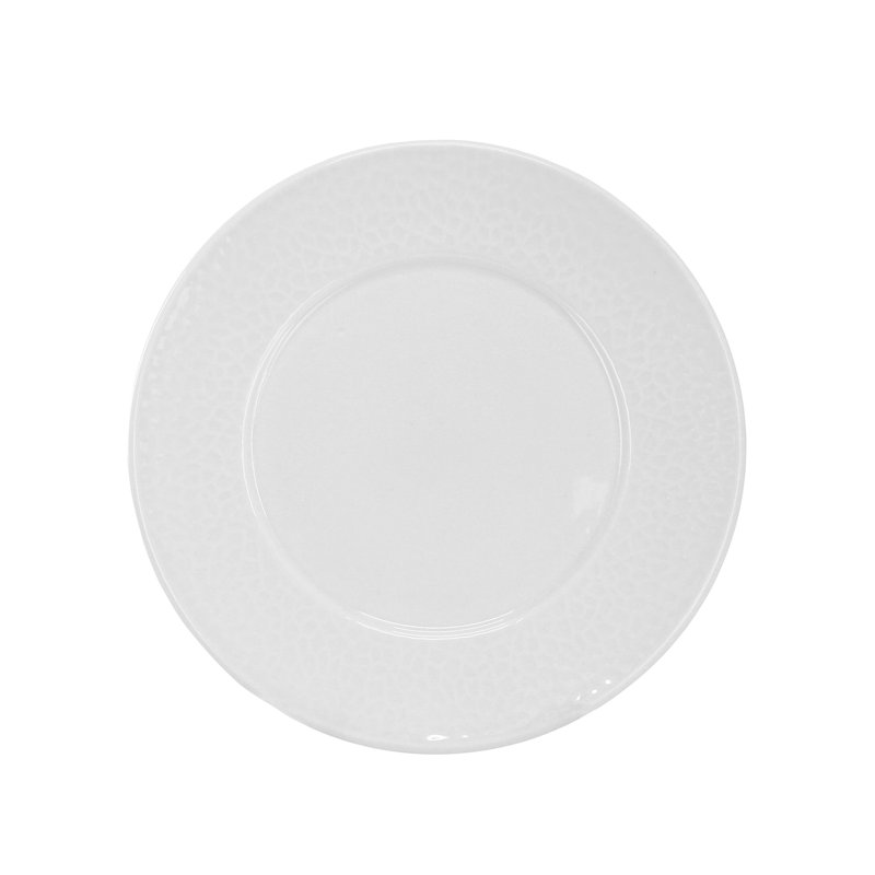 Service de table 16 pièces en porcelaine blanche Serenity