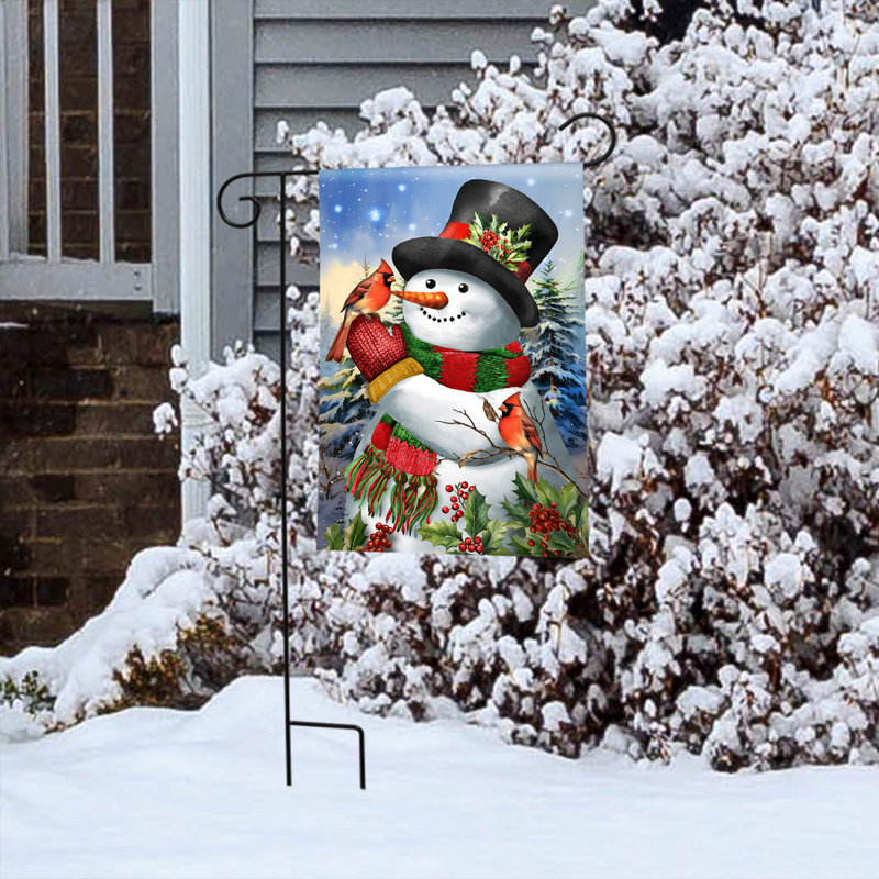 Drapeau d'hiver «Winter Friends»