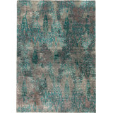 Blue & Grey Transitional Wool Rug - 8'10" x 12'2"
