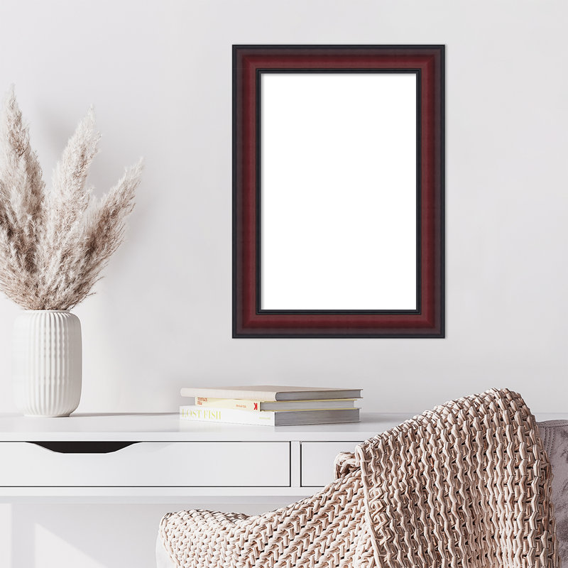 Dalat Cherry Framed Dry Erase Magnetic Board, Organization Boards, 22" H x 16" W