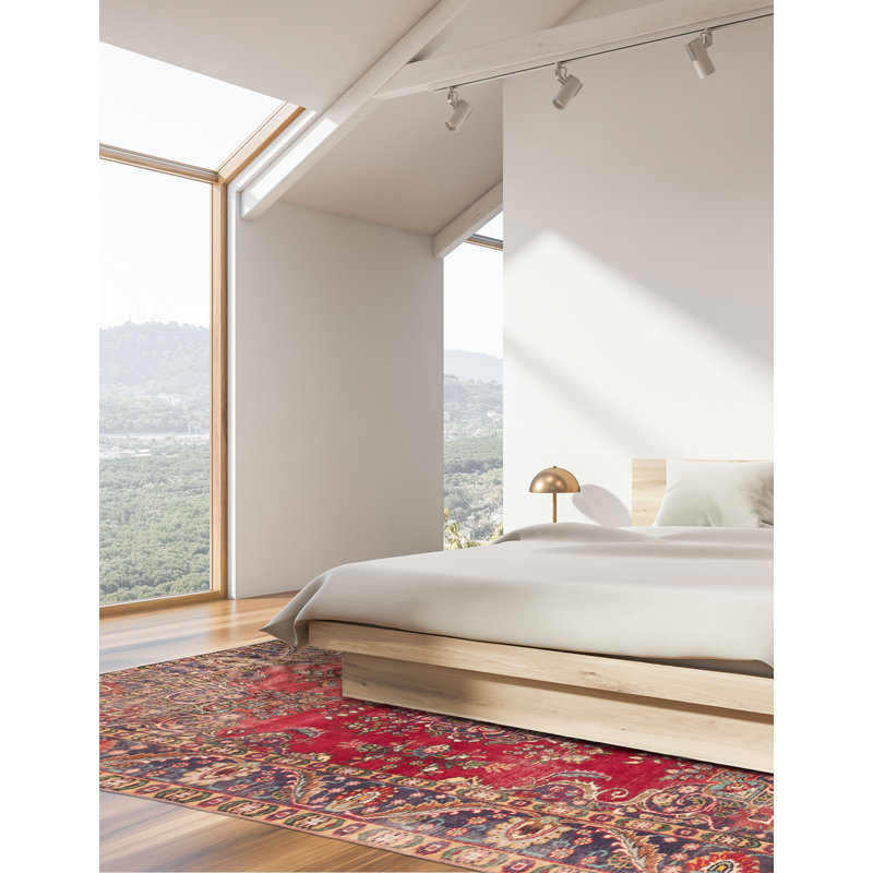 Tapis rouge Antalya 6 pi 8 po x 9 pi 10 po