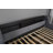 Twin Size Daybed With Trundle, Upholstery Daybed With LED Light And Charging Station, Velvet Daybed With Wood And Metal Frame