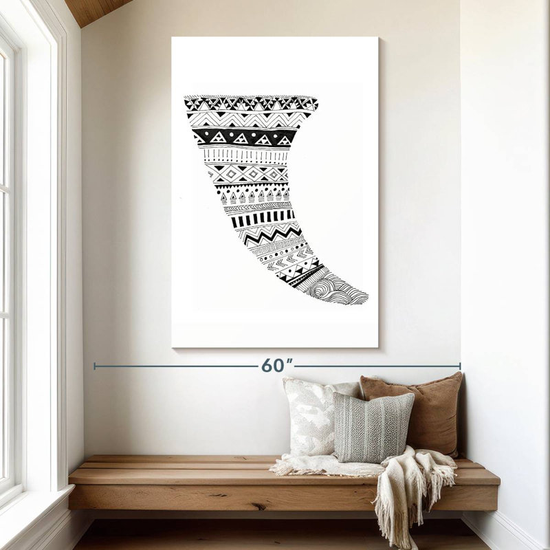 Kerner Aztec Fin, 51" H x 34" W