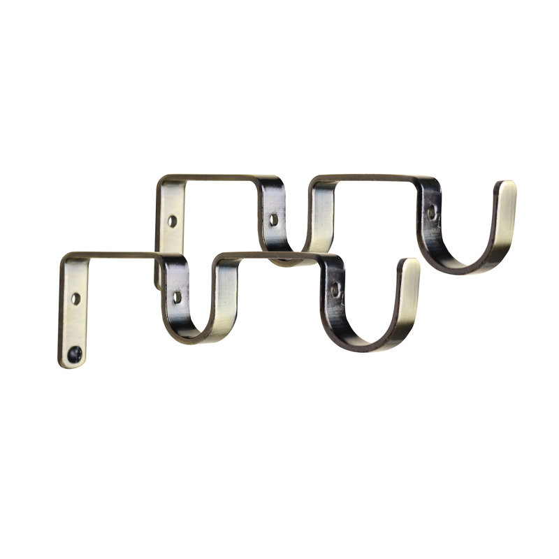 Petree Steel Mounting Bracket, Antique Brass