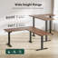 Bureau debout réglable en L 75 po-990515100-984395926