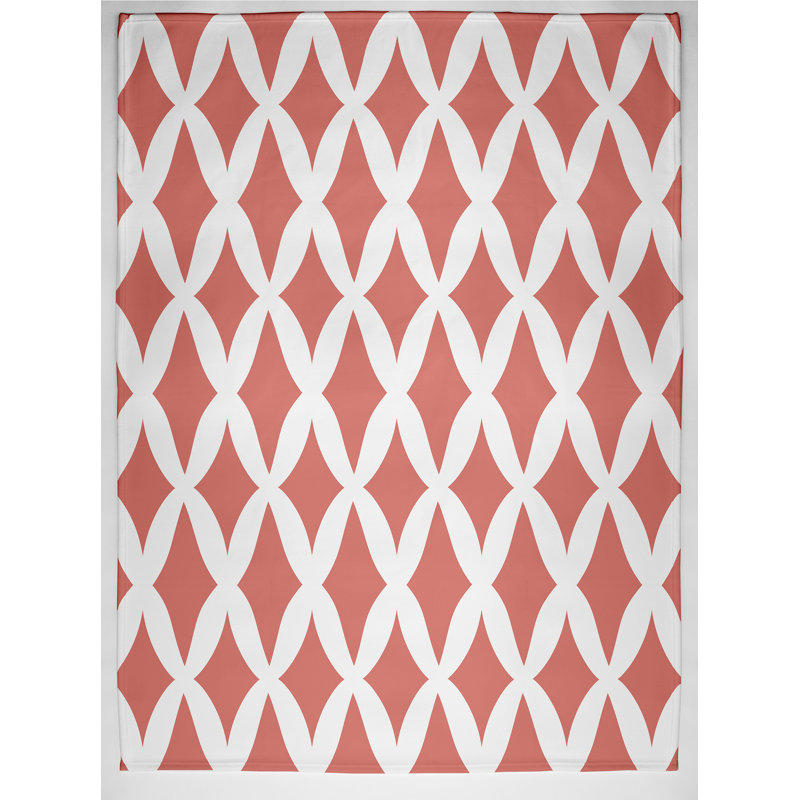 Cranston Plain Weave / Muslin Throw Blanket, Orange