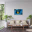 «Clownfish» en bleu sur toile par Barathieu Gabriel-39593510
