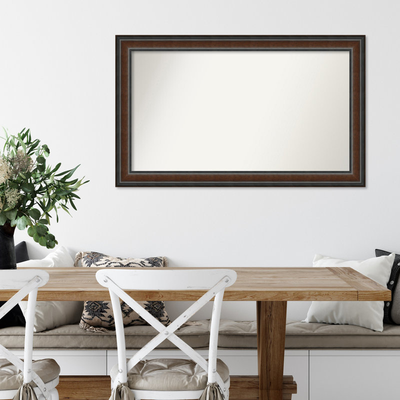 Halcott Solid Wood Rectangle Wall Mirror, 41" H x 25" W
