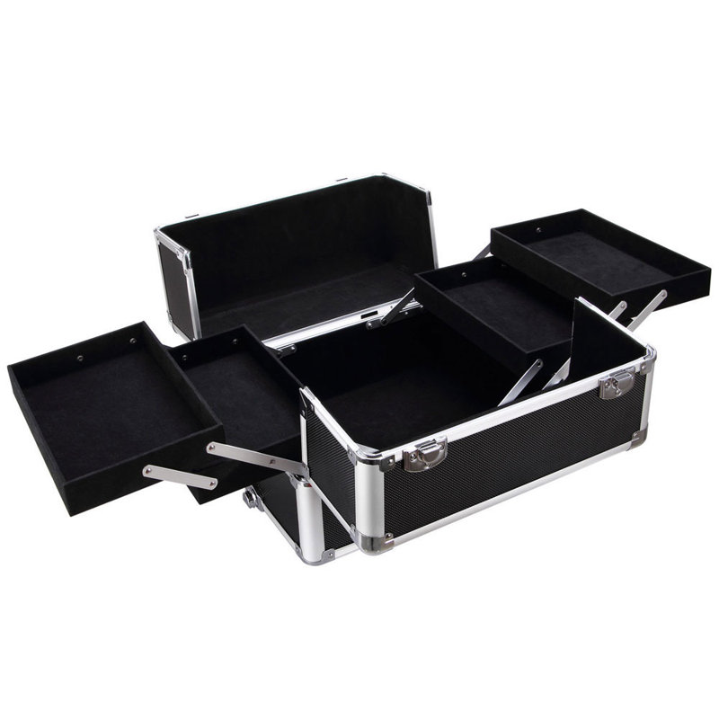 Organisateur de maquillage Rachelle 4-en-1, Noir