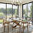 Maxwell Modern Round Dining Table for 4-6 with Sintered Stone Tabletop, Carbon Steel Base Pre-Assembly-775415318-775415319-775415317