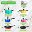 15 - Piece Aluminum Cookware Set