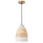 Luminaire suspendu en dôme 7,5 po Beachy White Dome - Bay Isle Home ™