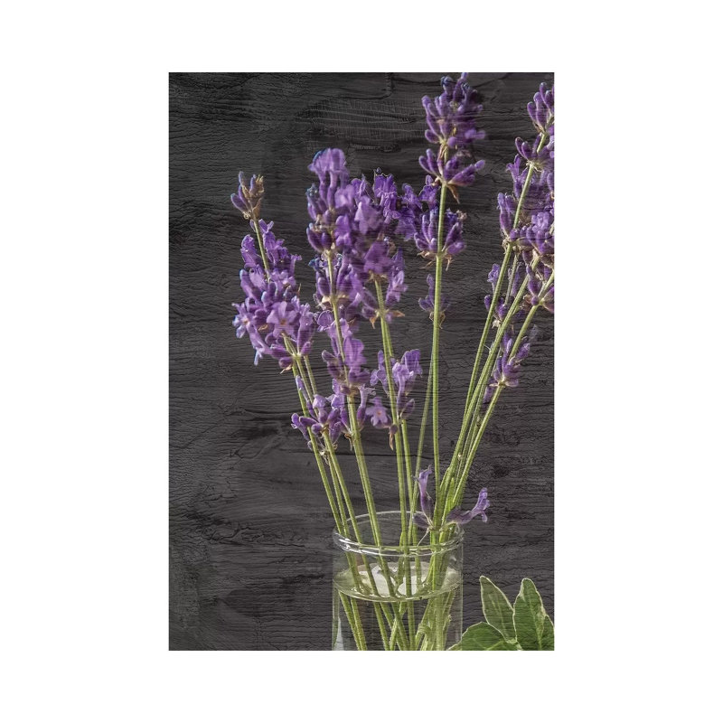 Lavender Jar II 1 Piece Wrapped Canvas Wall Art