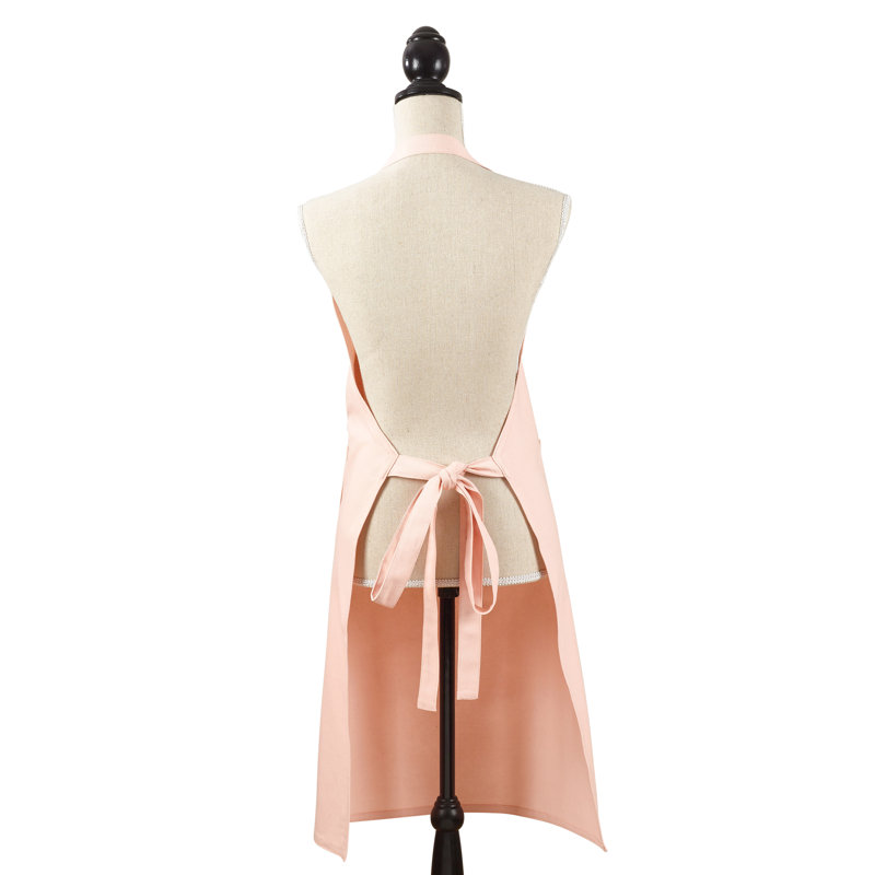 Tablier Denim Classic Cuisine, Rose