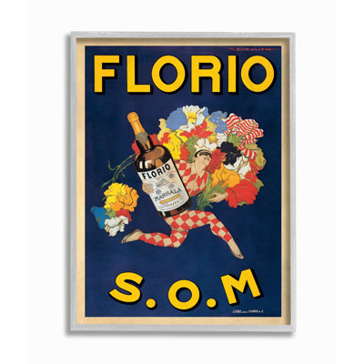 « florio rétro affiche drink » par marcello dudovich-impression