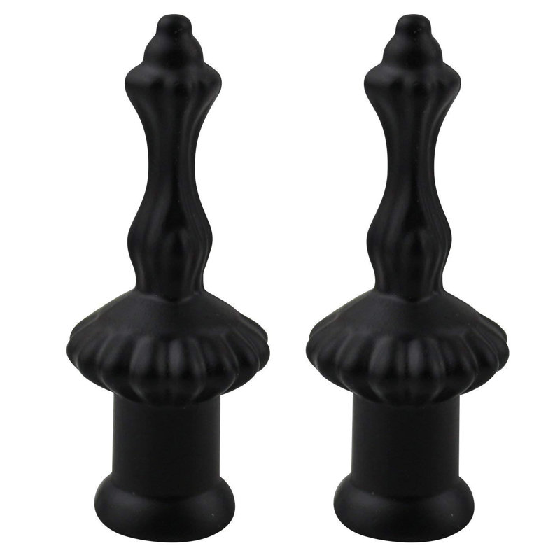 Devos Lamp Finial, Matte Black