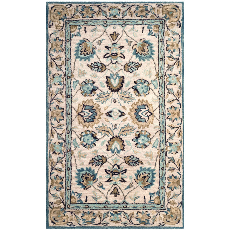 Wangi Hand Tufted Wool Oriental Rug, Rectangle 3' x 5'