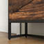 Armoire à chaussures étroite avec 2 portes rabattables et un tiroir supérieur