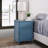 Modern Nightstand, Nightstand with 1 Drawer 1 Door-1620691705