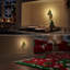Lampe de décoration de Noël rotative à 360 ° à brancher - lumière de cadeau de Noël - arbre de Noël en céramique