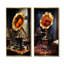 «Gold Phonographs Elegance I», ensemble de 2 reproductions d'art sur toile-1583009582-1583009581