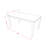 Capri Bar Height Counter Table - a Rectangle Dinner Table Top with Sturdy Legs, OAK-1464415085-1376395211