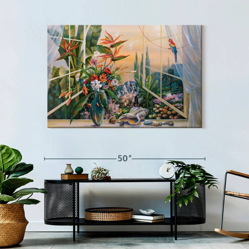 Lilie Window, 32" H x 48" W