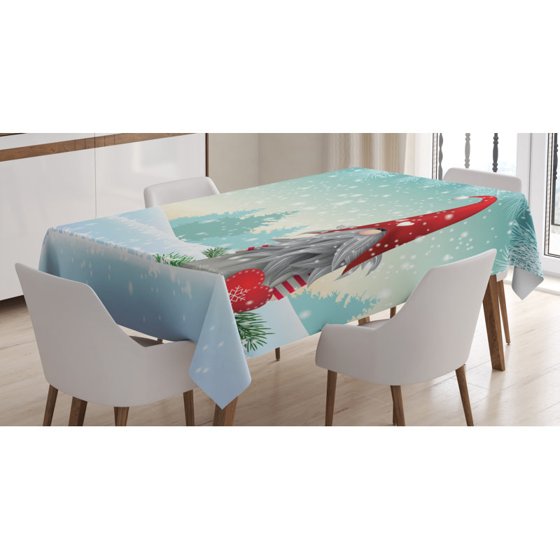 Gnome Tablecloth, 84" x 60"