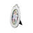 4 X 6 Oval With Sideline Ceramic Frame