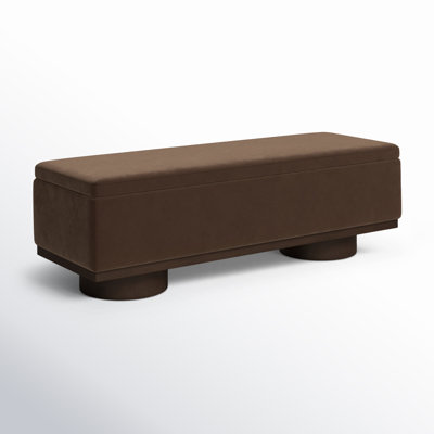 Morje 61" Linen Entryway Bench