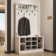 Modern Hall Tree With Storage Bench, 39.4" W X 15.7" D X 68.5" H, Wood Finish With 10 Shoe Compartments And 7 Hooks
