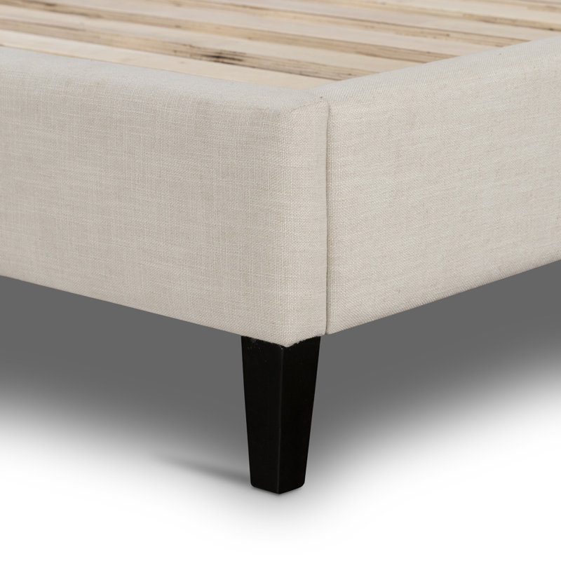 Madison Upholstered Wingback Bed, King