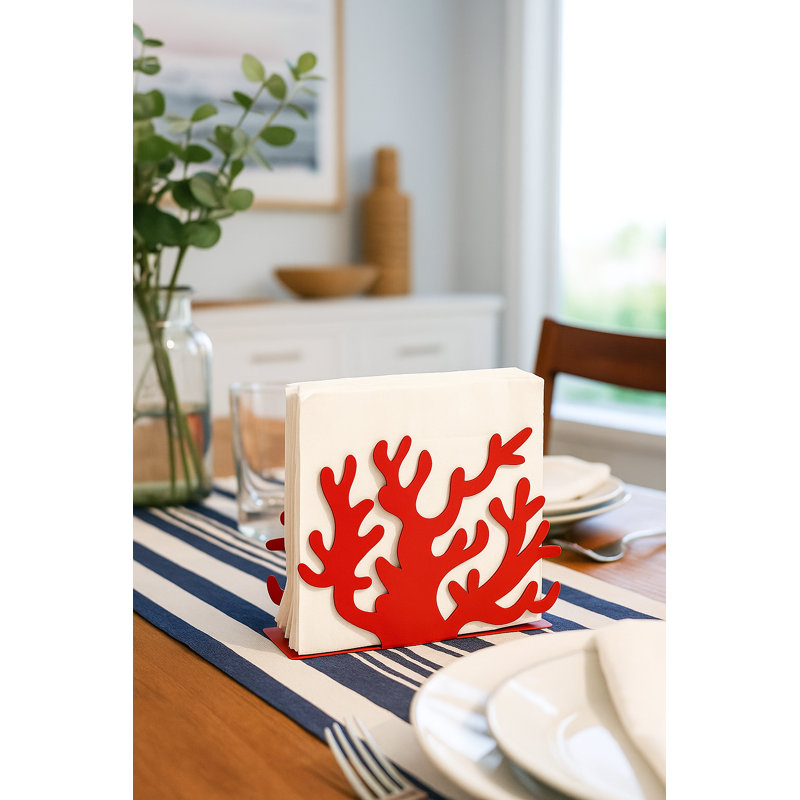 Porte-serviette, Rouge