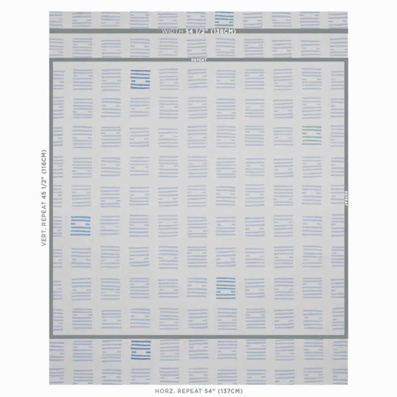 Schumacher x Caroline Z Hurley Tiasquam Wallpaper, Sky