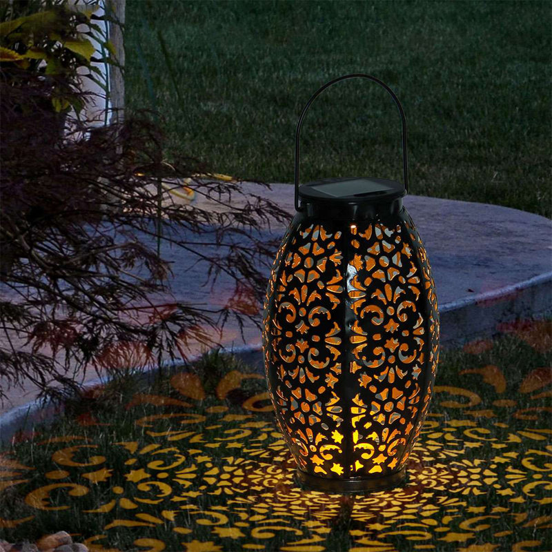 9.1'' Solar Powered Integrated LED Outdoor Lantern
