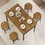 Ensemble de table de bar et tabourets 5 pièces Modern-1404490485-1404490486
