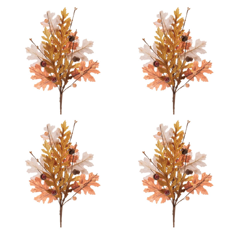 Récolte de feuilles de chêne Harvest (ensemble de 4)