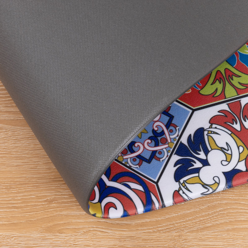 Tapis de cuisine antidérapant et antidérapant Alishia (ensemble de 2), Tapis de couloir 20 po x 31,5 po + 20 po x 59 po