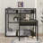 L Shaped Metal Triple Twin Size Bunk Bed