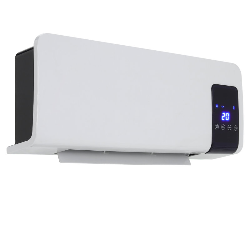 Breeins 6824 BTU Wall Mounted Space Heater with Adjustable Thermostat