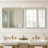Tempered Glass and Aluminum Alloy Framed Decorative Wall Mirror-620450232-620450236