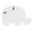 Chulmleigh Elephant Shaped Mirror 3D Wall Decor
