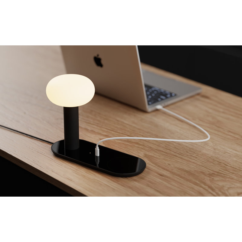 Combi table lamp (Matte Red), Black, Black