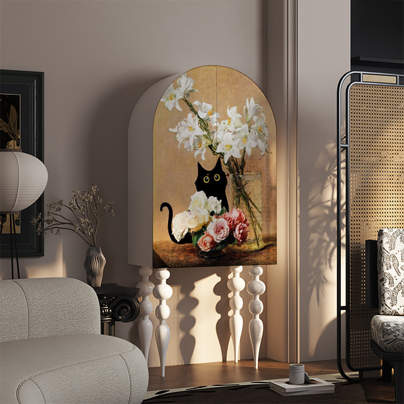 Armoire décorative American Home, Blanc