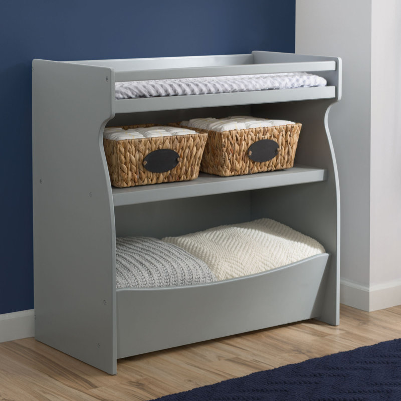 Gateway 2-in-1 Changing Table with Pad, Grey