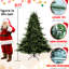 Arbre de Noël complet de 9 pi, 3451 pointes, matériau / PE, base large pour grands espaces, branches articulées à décoration rapide, arbre de support en métal renforcé avec conception réaliste, structure époustouflante, structure