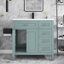 Meuble-lavabo simple 36 po avec plateau-371552366