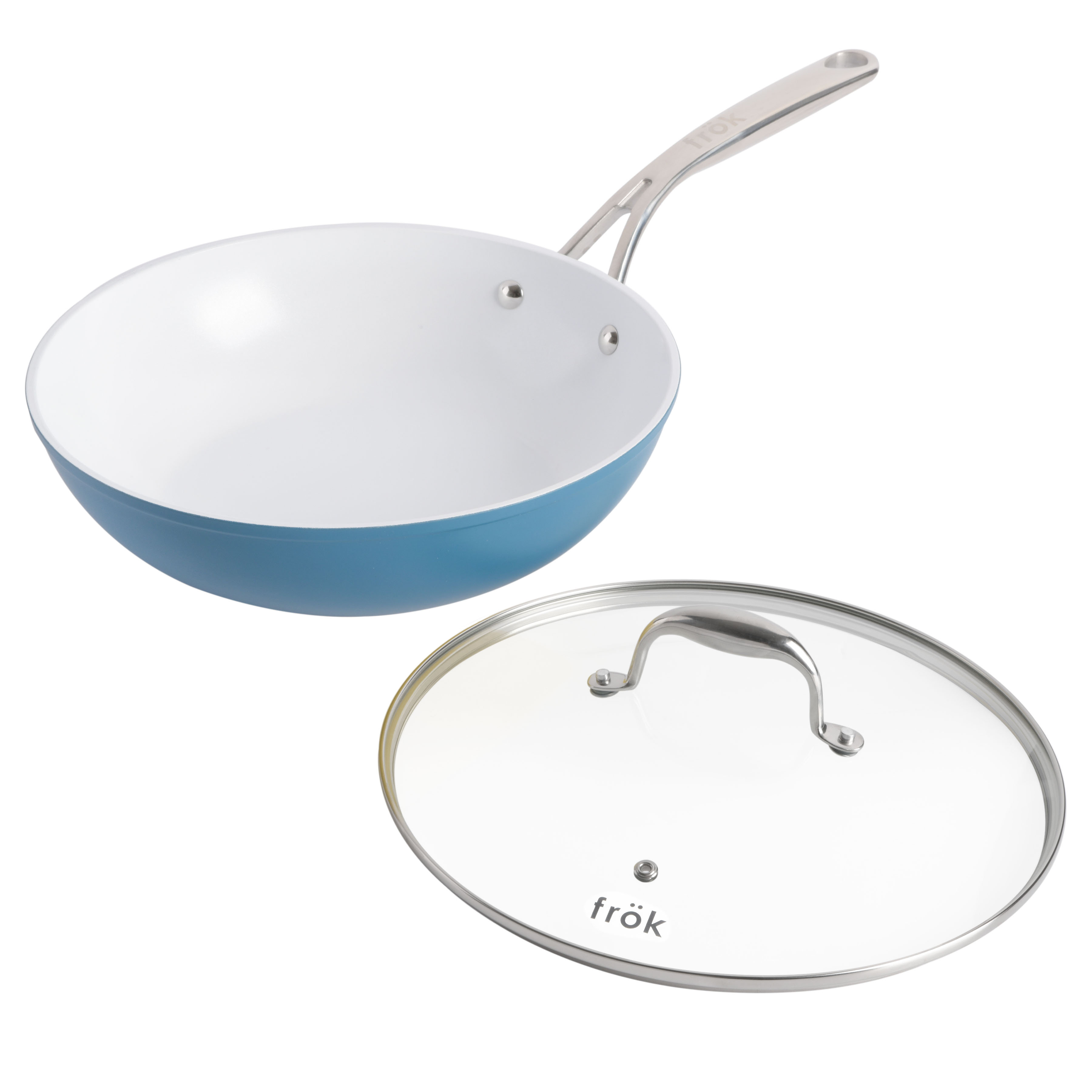 Neoflam Eela Ceramic Nonstick Frypan in Light Blue